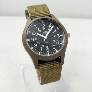 RELOJ TIMEX MACGYVER T2N593 CÁMPER CAMPO MILITAR CUARZO VERDE 24 HORAS PARA HOMBRE  - Imagen 1 de 10