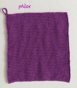 Spültuch Putztuch phlox aus reiner Baumwolle umweltfreundlich handgestrickt - Bild 1 von 5