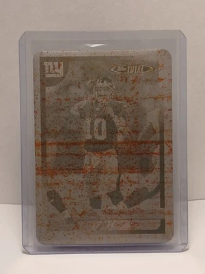 2005 Topps Total ELI MANNING 1/1 MAGENTA PRINTING PLATE #284 New York Giants - Image 1 of 4