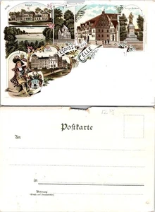 Alte Postkarte von Celle, Deutschland - Historisches Schloss ~ Stadtszene - Bild 1 von 1
