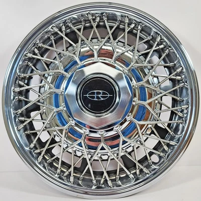 ✅ UNO 1980-1985 Buick Riviera # 1099 NOS 15" tapacubos de alambre/cubierta de rueda 25504652 Foto 1 de 4