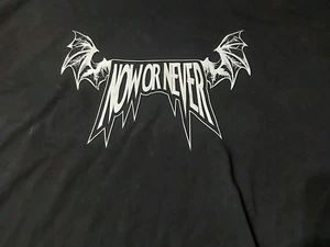 Sam & Colby Brock Now or Never Bat Wings T Shirt Size 2XL Double Sided - Picture 1 of 5