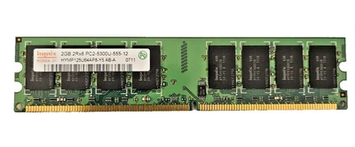 SK Hynix 2GB 2RX8 PC2-5300U 555-12 DDR2 HYMP125U64AP8-Y5 0712 AB-A DIMM RAM - Image 1 of 2
