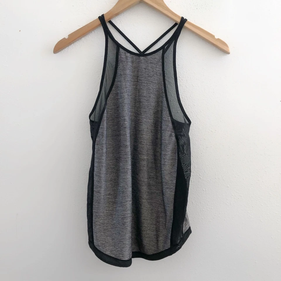 Tanque LULULEMON Run Off-Route jaspeado negro/negro sin talla Dot Check Measureme Foto 1 de 4