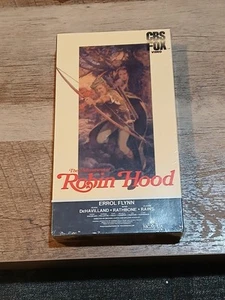 "The Adventures Of Robin Hood" (1938) Sealed And New Action VHS 1984 Release - Picture 1 of 3