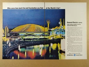 1965 GE General Electric Progressland New York Weltausstellung Vintage Print Anzeige - Bild 1 von 1