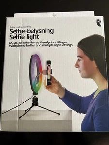 Selfie Light With Phone Holder & Multiple Light Settings, BNIB - Zdjęcie 1 z 3