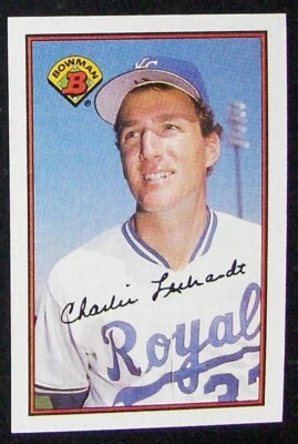 BOWMAN 1989 Baseball Card #116 Charlie Leibrandt.  New condition - Image 1 of 2