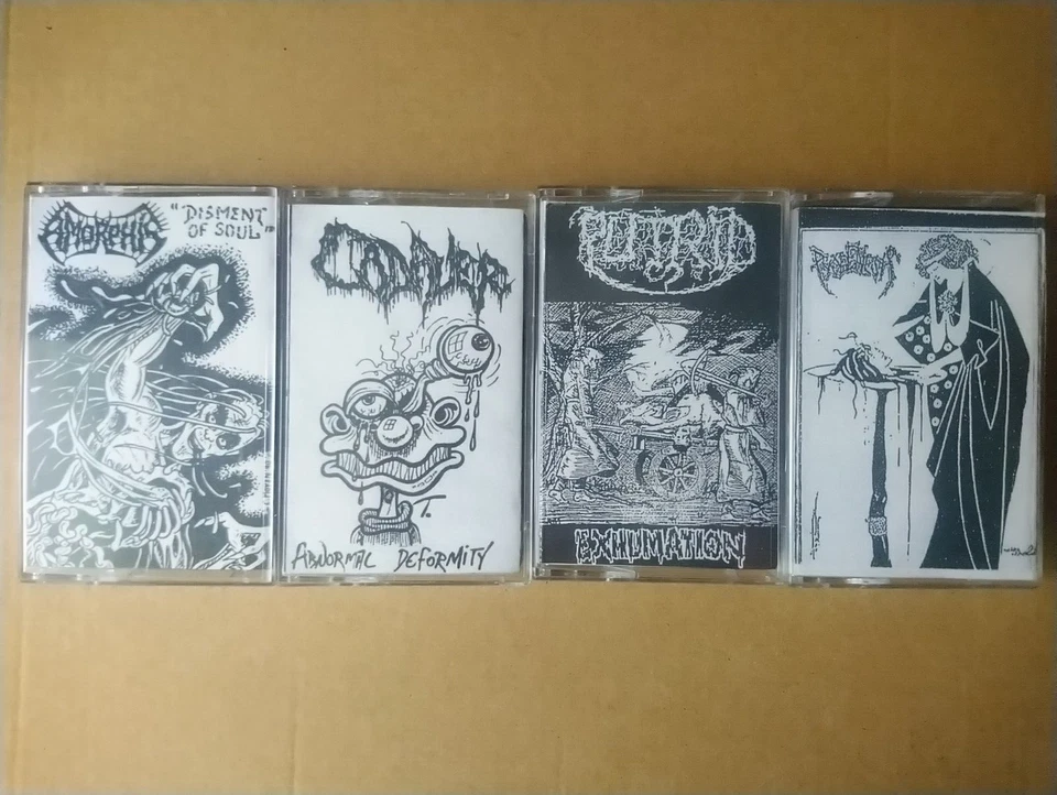 Tapes Lot: Amorphis Cadaver Putrid Pyogenesis Foto 1 de 1