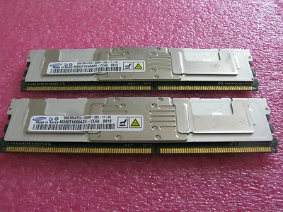 16GB (2*8GB) Samsung Memory  PC2-5300F 2Rx4 M395T1K66AZ4-CE66  - Image 1 of 2