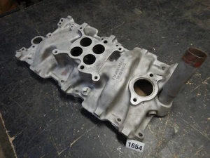 60 SB CHEVY 4BBL INTAKE MANIFOLD 3746829 CARTER WCFB 283 / 230HP CORVETTE IMPALA - Picture 1 of 9