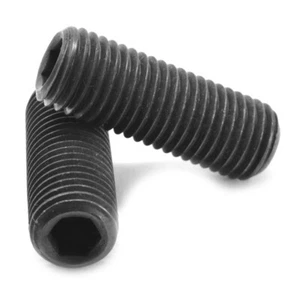 #10-32 x 5/8" Fine Thread Socket Set Screw Cup Pt Black Oxide - Picture 1 of 1