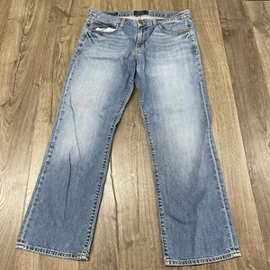 Lucky Brand 361 Vintage Straight Men's Sze 37x30 Blue Cotton Denim Jeans - Picture 1 of 8