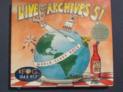 KFOG 104.5/97.7 FM LIVE FROM THE ARCHIVES 5 WORLD CLASS ROCK 1998 NEW CD V/A OOP - Image 1 of 4