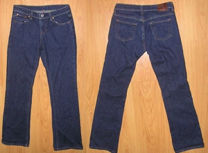 Womens Jeans Sz 2X32 Ralph Lauren Polo Low Rise Stretch Bootcut Dark Wash Blue - Picture 1 of 12