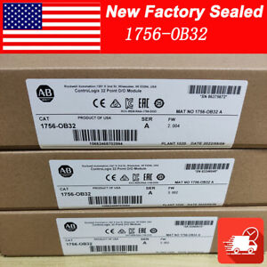 New Factory Sealed 1756-OB32 SER A ControlLogix 32 Point D/O Module 1756OB32