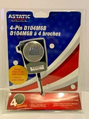 ASTATIC D104 POWER MIC MIKROFON D104M6B VERSTÄRKT - kabelgebunden für Ihr Radio - Bild 1 von 4