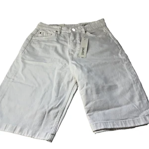 Bermudas vaqueras de tiro alto Esprit, talla W27 blancas - Imagen 1 de 17