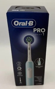 Braun: Oral-B Pro Series 1 Rechargeable Electric Toothbrush. Blue. New. Box wear - Picture 1 of 6