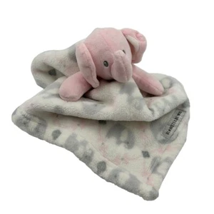 Pink Elephant Baby Lovey Plush Circus Zoo Blankets & Beyond Stuffed Animal - Picture 1 of 8