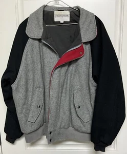 Men's Field & Stream Wool Coat Size L Zipper Front 2 Pockets - Picture 1 of 4
