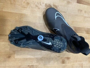 Nike Alpha Menace Elite 3 Football Cleats Men's Sz 9 Black CT6648-010 - Picture 1 of 5