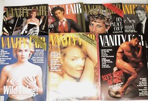 1993 VANITY FAIR MAGAZINE LOT 7 Demi Moore Sharon Stone Warhol Sly Stallone