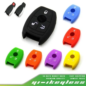 Funda Silicona para Mercedes Benz C E S G CL ML Mando a Distancia Llave Inteligente 3 4 Botones - Imagen 1 de 22