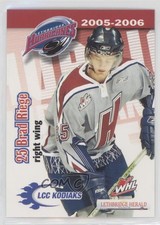 2005-06 Lethbridge Hurricanes Team Issue Brad Riege #25