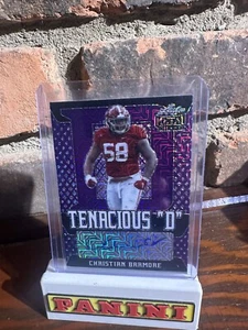 2021 Leaf Tenacious D Christian Baamore Auto Purple 7/7 - Picture 1 of 2