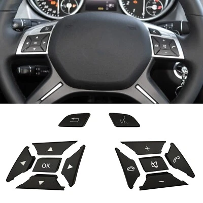 Kit de cubierta de botón de interruptor de volante para Mercedes Benz Clase G W463 2013-2018 Foto 1 de 4