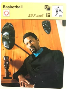 Bill Russell 1977 Sportscaster Card #04-12 Boston Celtics - Bild 1 von 1