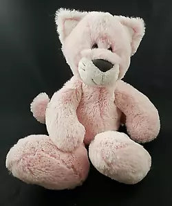 Peluche Demdaco Nat & Jules Pink Cuddlez Cat Tarah 12" 2015 - Imagen 1 de 7