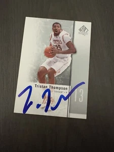 2011-12 Upper Deck SP Authentic 16 TRISTAN THOMPSON Auto Autographed HAND SIGNED - Picture 1 of 2