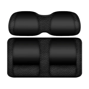 Doubletake Black/Black Veranda Golf Cart Rear Universal Cushion Set for Club Car - Picture 1 of 1