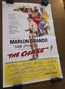 The Chase - Original 1966 Movie Poster One-Sheet - Marlon Brando 27 x 41 - Picture 1 of 17