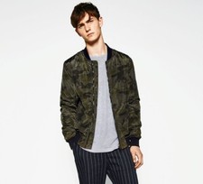 camouflage bomber jacket zara