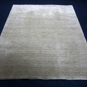 Oriental Carpet Rug Gabbeh 203 X 140 CM Loribaft Uni Plain Modern Hand Knotted - Picture 1 of 12