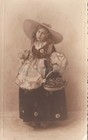 PESCARA - Bambina con Costume Tradizionale - Foto Cartolina Presutti