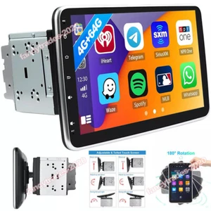 10.1" Android 13 Rotatable Car Stereo Radio GPS Touch Screen 4+64GB Double 2DIN - Picture 1 of 11