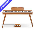 Donner DDP-80 E-Piano 88 Tasten Gewichtet Klavier,mit Ständer,Dreifach-pedal,Neu