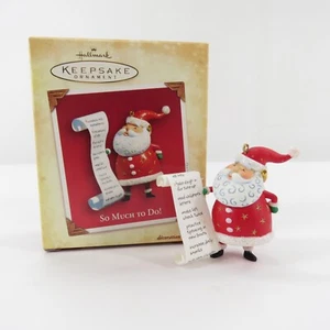 Hallmark Keepsake Ornament 2004 "¡Mucho que hacer!!" Santa - Imagen 1 de 3