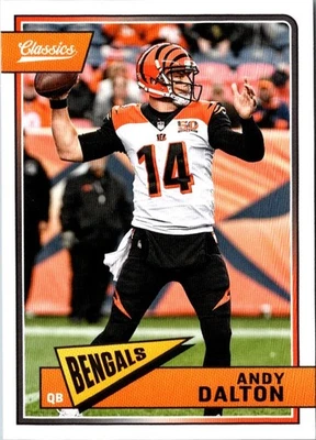 2018 Panini Classics Andy Dalton #20 Cincinnati Bengals Football Card - Image 1 of 2