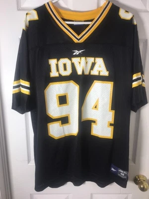 Футболка Reebok Iowa Hawkeyes Football JARED DEVRIES NO94 мужская размер 48 большая - Изображение 1 из 2