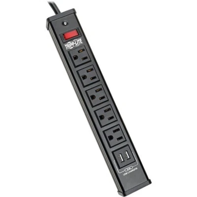 Eaton Tripp Lite Series 5-Outlet Surge Protector with 2 USB Ports (3.4A Shared) - Image 1 of 4