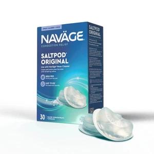 ✳️ Navage Nasal System Original Saltpods 30 Pods Nagelneu Versiegelt Salt Pods ✳️ - Bild 1 von 5
