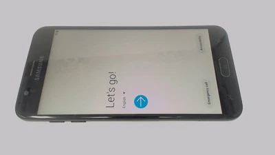 Samsung Galaxy J7 Crown SM-S767VL (Black 16GB) TracFone GOUGED REAR - Image 1 of 2