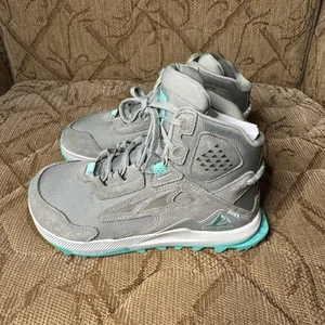 Altra Lone Peak Hiker 2 Women’s 6 Hiking Boots Gray Green Outdoor Tried On Only! - Picture 1 of 8