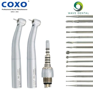 COXO Dental Glasfaser High Speed Handstück FG Hartmetall Bur Fit KaVo LED Kupplung - Bild 1 von 89