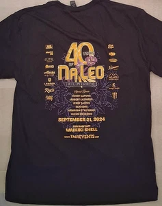 40 Years Of Na Leo Pilimehana T-Shirt Schwarz L Konzert Hawaii Hawaii EUC - Bild 1 von 2